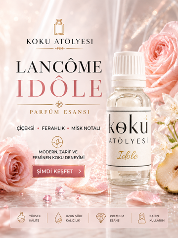Idôle Idole Esintili Kadın Parfüm Esansı | Gül, Yasemin ve Misk Notalı