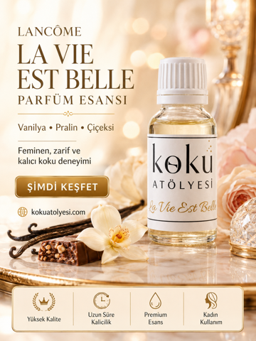 La Vie Est Belle Esintili Kadın Parfüm Esansı | Vanilya, Pralin ve Çiçeksi Notalı