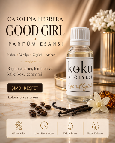 Good Girl Esintili Kadın Parfüm Esansı | Kahve, Vanilya ve Çiçeksi Notalı