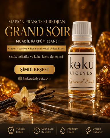 Grand Soir Esintili Unisex Parfüm Esansı | Amber, Vanilya ve Reçinemsi Notalı
