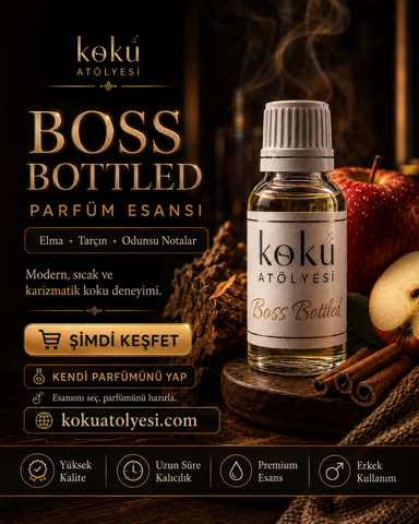 Boss Bottled Esintili Erkek Parfüm Esansı | Elma, Tarçın ve Odunsu Notalı