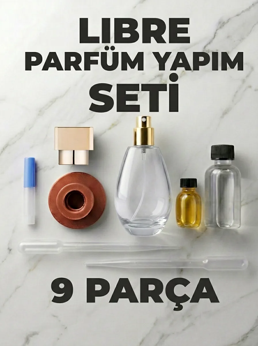 Libre Esanslı Parfüm Yapım Seti 50 ML – Lavanta, Portakal Çiçeği, Misk ve Vanilya Notalı 2