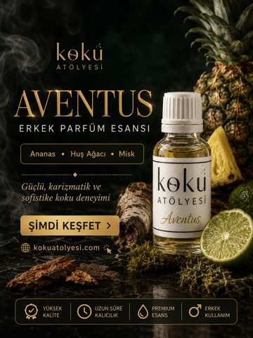 Aventus Esintili Erkek Parfüm Esansı | Ananas, Huş Ağacı ve Misk Notalı