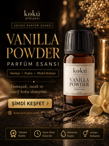 Vanilla Powder Esintili Unisex Parfüm Esansı | Vanilya, Pudra ve Misk Notalı