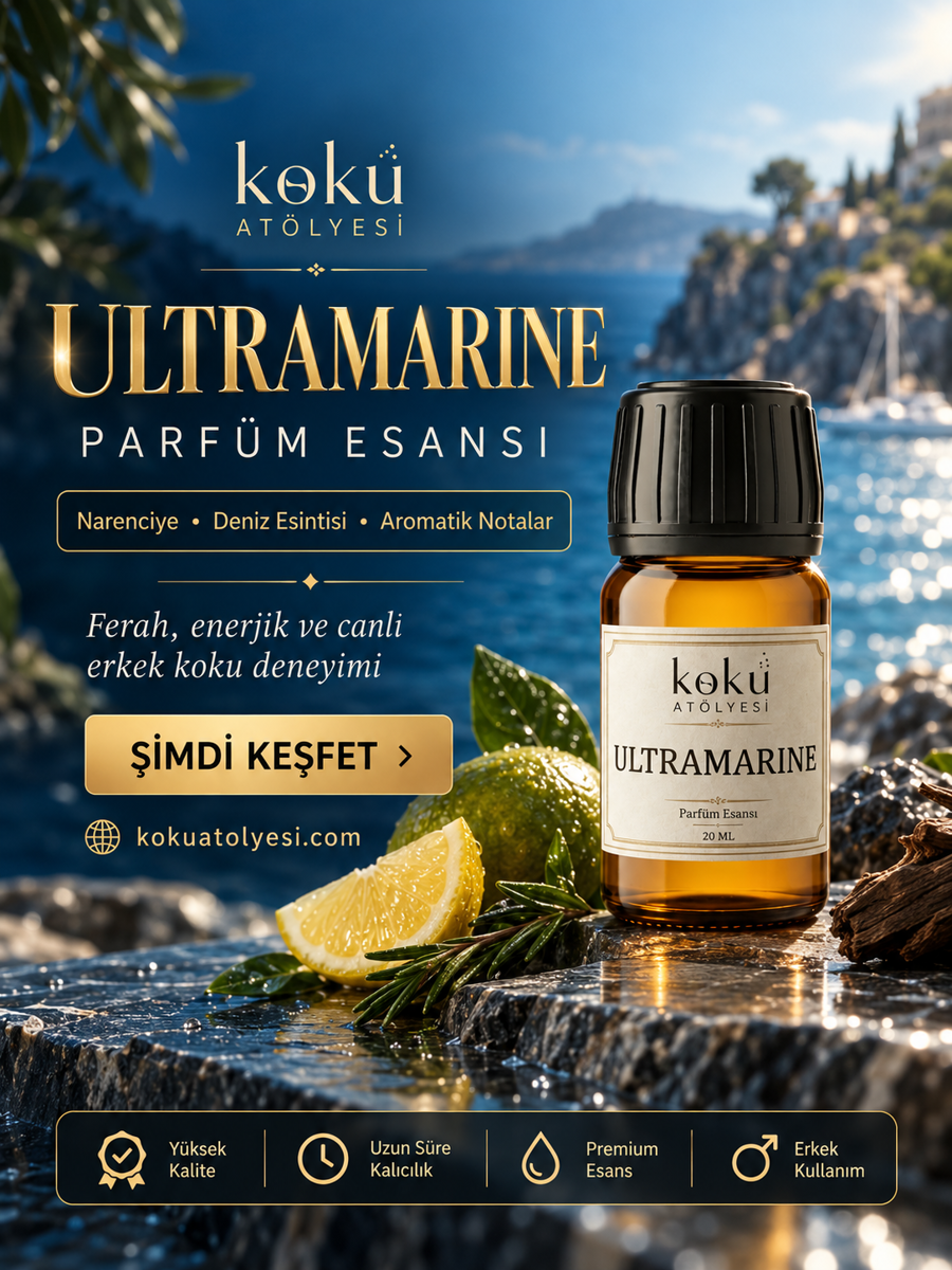 Ultramarine Esintili Erkek Parfüm Esansı | Deniz, Narenciye ve Aromatik Notalı 2