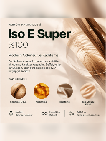 Iso E Super %100 Saf – Parfüm Yapımı İçin Odunsu ve Amberimsi Koku Molekülü